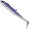 Image de Westin BullTeez Shadtail 9,5 cm 7 g   Poisson en caoutchouc   Couleur : bleu étincelant.
