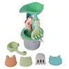 Image de Set 8 pièces jardin & plage avec moulin en paille de blé recyclée