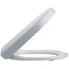 Image de Pressalit Lot de 3 abattant WC blanc sans système d'abaissement automatique