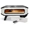 Image de Four à pizza électrique 17" Cozze® avec pierre à pizza et porte avant 230 V/2 200 W, Black, 43 cm