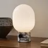 Image de Audo Copenhagen Lampe à poser Audo JWDA, 32 cm, blanc, marbre, verre