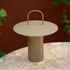 Image de Audo Copenhagen Audo Ray lampe table LED, portable, vert poussière