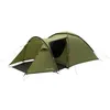 Image de Easy Camp Lomsdal Tente 3 dômes, 3 personnes, 53 x 18 cm, 4,6 kg, design à double porte, résistant à l'eau 2000 mm