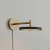 Image de Applique murale LED UMAGE Asteria Short, noir/laiton, fiche