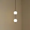 Image de Suspension LED UMAGE Audrey, couleur acier, à 2 lampes, Ø 12 cm