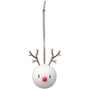 Image de Hoptimist Décoration de Noël Renne 5 x 5,8 x 8,2 cm 2 pces Plastique Ambiance Festive