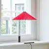 Image de Lampe à poser LED HAY Matin, rouge clair/laiton, hauteur 38 cm