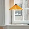 Image de HAY Matin 380 Lampe de table LED plissée, jaune