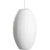 Image de Suspension HAY Nelson Cigar Bubble M, Ø 33 cm, blanc