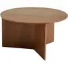Image de Table Slit ronde en bois Hay Noyer taille unique