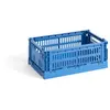 Image de Cagette pliable 100% recyclée Hay Bleu électrique S