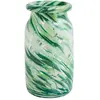 Image de Vase en verre Splash Hay Vert taille unique