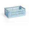 Image de Cagette pliable Crate Hay Bleu Clair S