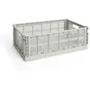 Image de Grande cagette pliable Crate Hay Gris L