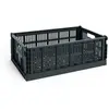 Image de Grande cagette pliable Crate Hay Charbon L