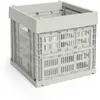 Image de Cagette pliable cube Crate Hay Gris S