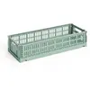 Image de Cagette pliable allongée Crate Hay Sauge XS