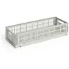 Image de Cagette pliable allongée Crate Hay Gris XS