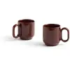 Image de Tasses en terracotta Barro - Set de 2, Rui Pereira Hay Burgundy 8 ans