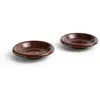 Image de Assiettes creuses en terracotta Barro - Set de 2, Rui Pereira Hay Burgundy taille unique