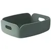 Image de Panier de rangement plat Restore Muuto Vert amande S