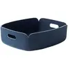Image de Panier de rangement bas Restore Muuto Bleu nuit S