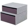 Image de Boîtes de rangement en carton Cecelia - Set de 2 Broste Copenhagen Violet taille unique