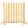 Image de Coussin de chaise Franca en coton Broste Copenhagen Jaune tournesol taille unique