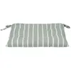 Image de Coussin de chaise en coton fines rayures Marta Broste Copenhagen Agave taille unique