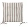 Image de Coussin de chaise en coton Marta Broste Copenhagen Taupe taille unique