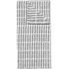 Image de Torchons Folke - Set de 2 Broste Copenhagen Noir 50x70