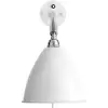 Image de Applique murale Gubi Bestlite BL7, blanc/chrome, Ø 16 cm, E14