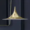 Image de GUBI Suspension Semi, Ø 47 cm, laiton brillant