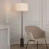 Image de GUBI Gravity lampadaire gris marbré/crème
