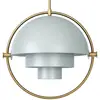 Image de GUBI Suspension Multi-Lite, Ø 36 cm, laiton/vert marin