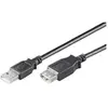 Image de Microconnect USB2.0, M/F, 0.3m câble USB 0,3 m 2.0 USB A Noir
