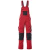 Image de Mascot 12169-442-0209-82C50 Augsburg Salopette Taille Longueur 82 cm/C50 Rouge/Noir