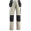 Image de Mascot 14031-203-5509-76C54 Bremen Pantalon d'artisan Taille L76 cm/C54 Kaki/Noir