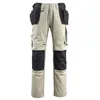 Image de Mascot 14031-203-5509-82C47 Bremen Pantalon d'artisan Taille L82 cm/C47 Kaki/Noir