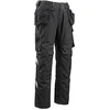 Image de Mascot 14131-203-09-76C46 Bremen Pantalon d'artisan Taille L76 cm/C46 Noir