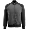 Image de Mascot Unique Amberg Veste de survêtement moderne avec fermeture éclair sur toute la longueur Taille XL Anthracite foncé/noir