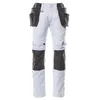 Image de Mascot 17631-442-0618-90C58 Pantalon avec Cordura, Blanc/anthracite Foncé, Taille 90C58