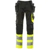 Image de Mascot 17531 860 0917 82 C44 Pantalon avec poches plaquées Classe 1 Taille en noir/warngelb, 82 C44