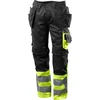 Image de Mascot 17531 860 0917 82 C68 Pantalon avec poches plaquées Classe 1 Taille en noir/warngelb, 82 C68