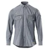 Image de Mascot 17304-325-66 Norwood Crossover Chambray Chemise en maille de chambray Taille L Bleu foncé délavé