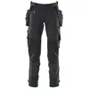 Image de Mascot 17031-311-010-76C52 Pantalon avec poches genouillères Dyneema, Taille 76C52, Noir/bleu