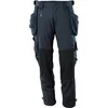 Image de Mascot 17031-311-010-82C52 Pantalon avec poches genouillères Dyneema, Taille 82C52, Noir/bleu