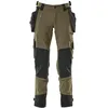 Image de Mascot 17031-311-33-76C49 Pantalon avec poches genouillères Dyneema, Vert Foncé, Taille 76C49