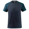 Image de Mascot 17482-944-010-XS Slim T-Shirt , Noir/Bleu, Taille XS