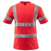 Image de MASCOT 18282-995-222 Safe Classic Premium T-Shirt à col en V Coupe Moderne Rouge Haute visibilité Taille 2XL